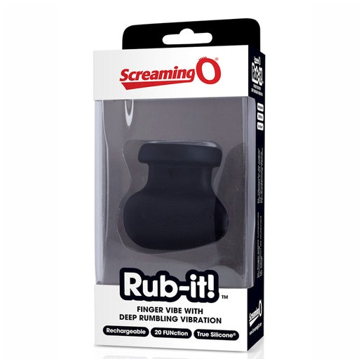 RUB- It Finger Vibe Wirh 20 Function Black