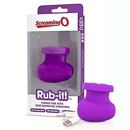 RUB- It Finger Vibe Wirh 20 Function Black