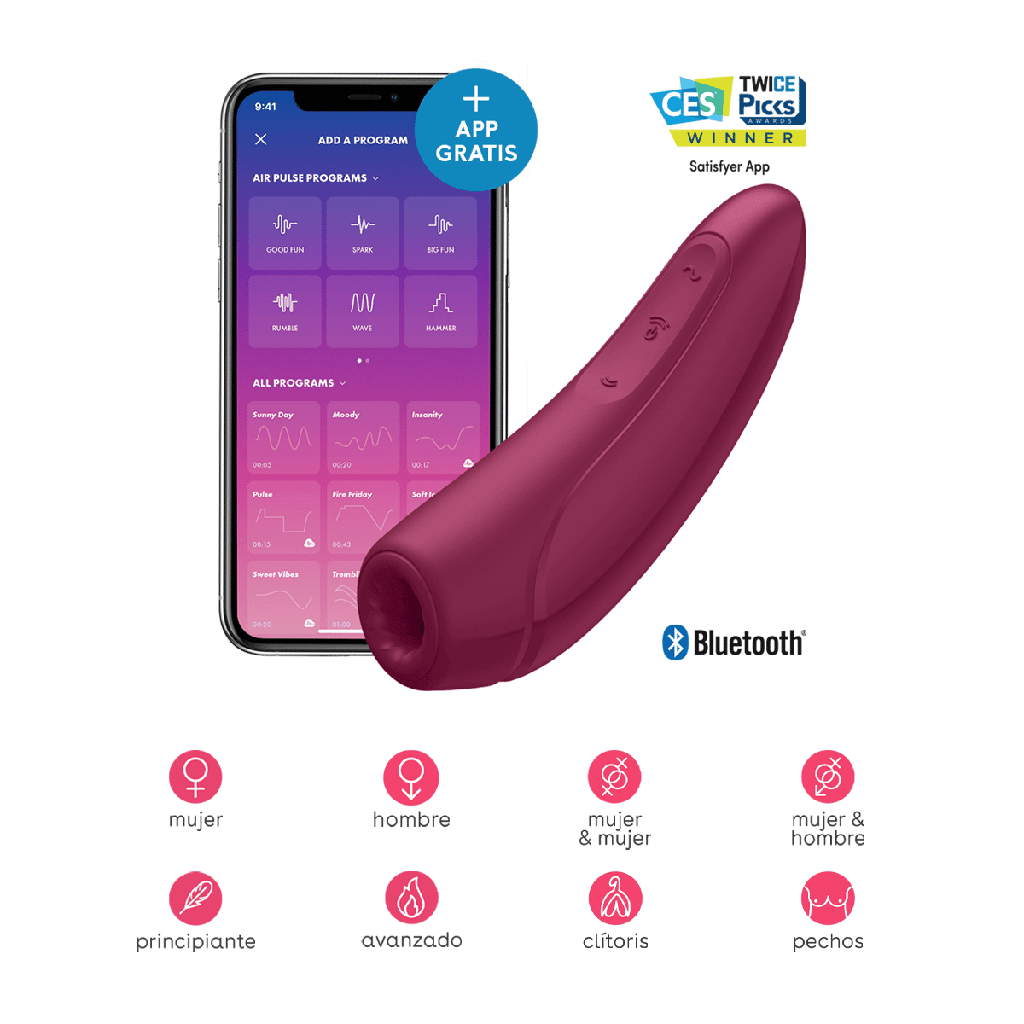SATISFYER CURVY 1+ ROSA