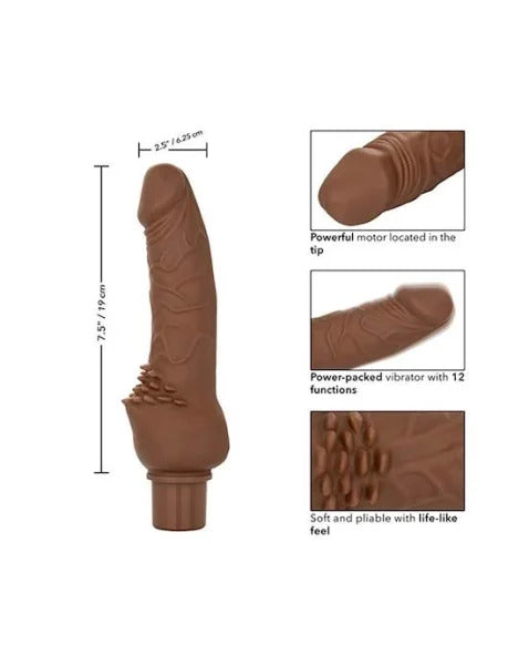 SUTD RECHARGEBLE POWER BROWN CLITERRIFIC  12 FUNCTIONS