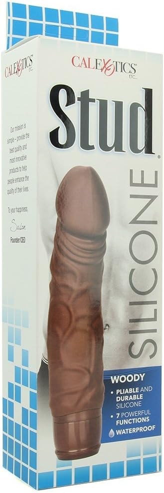 STUD SILICONE WOODY BROWN 7 FUNCTIONS